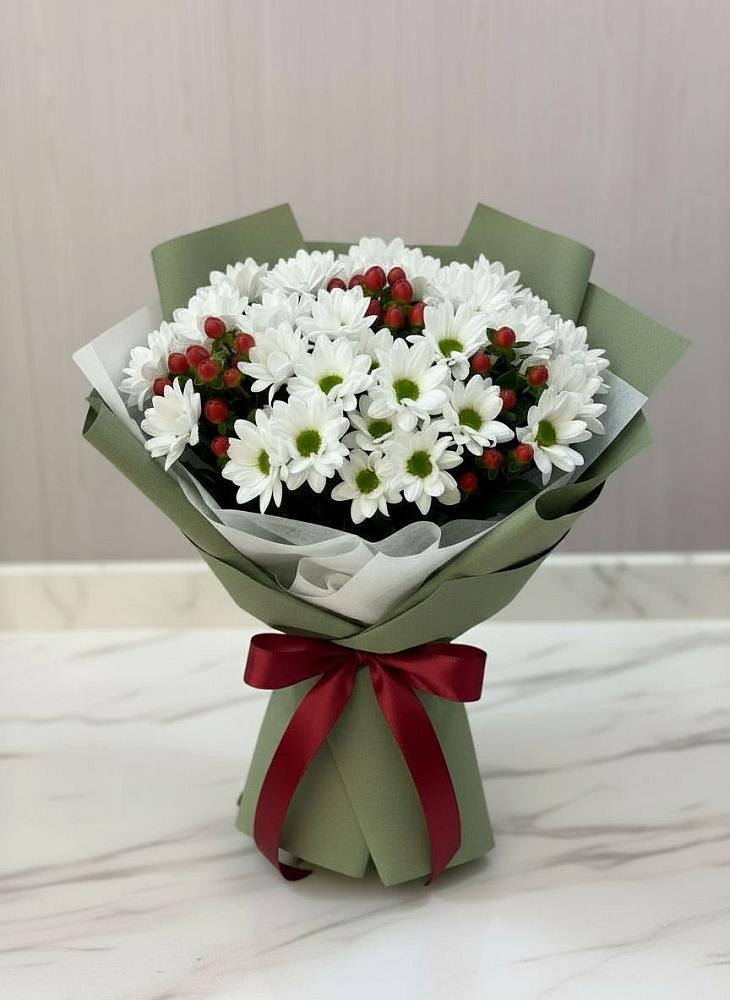 Букет цветов из: Хризантемы в Троицкой Республики Ингушетия