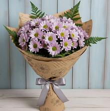 Букет цветов из:  Хризантемы в Троицкой Республики Ингушетия