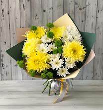 Букет цветов из:  Хризантемы #REPLACE_PRED# Троицкой Республики Ингушетия