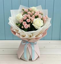 Букет цветов из:  Розы #REPLACE_PRED# Троицкой Республики Ингушетия