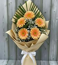 Букет цветов из:  Герберы в Троицкой Республики Ингушетия